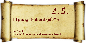 Lippay Sebestyén névjegykártya
